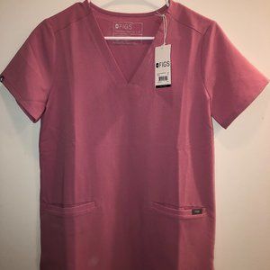 FIGS Chalk Pink (XS) Casma Top and (S) Zamora Bottom